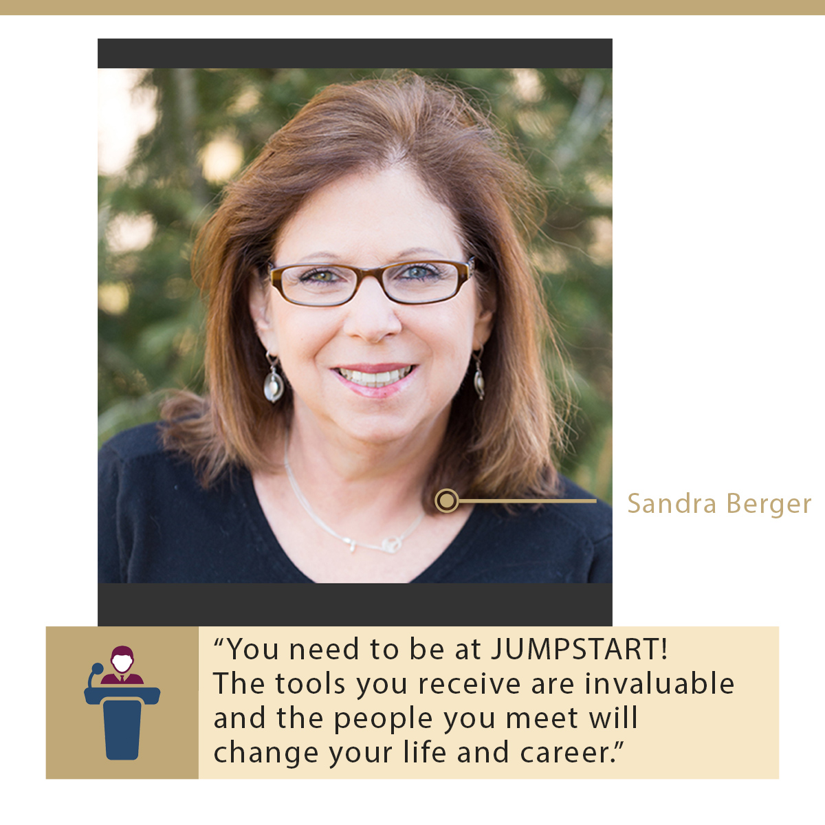 Sandra Berger review on Jumpstart Dental Meeting